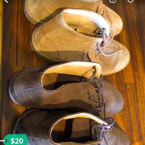 2 pairs of suede brown boots size 10.5 mens - Picture 1 of 5